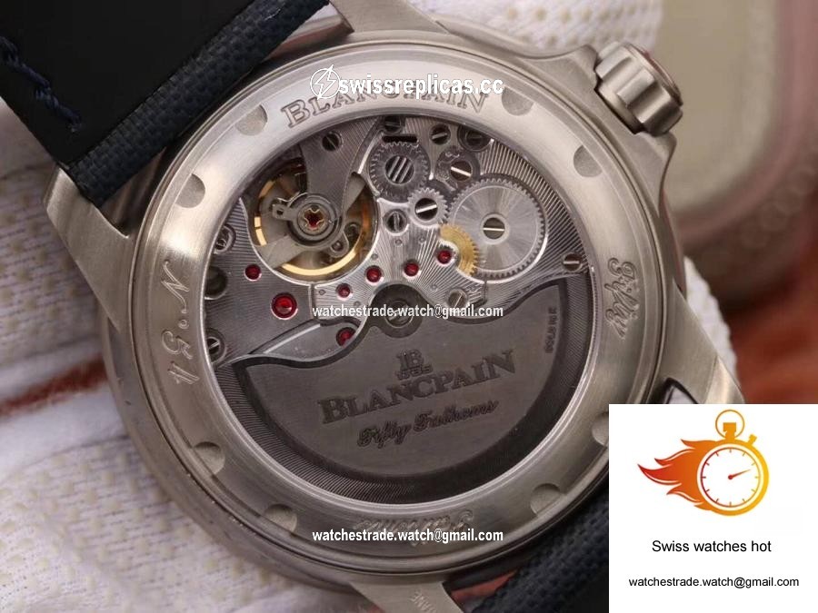 Blancpain Fifty Fathoms 5015-12B40-O52 ZF Factory Blue Dial 7