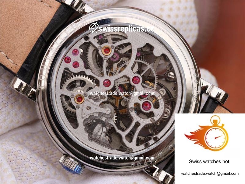 Franck Muller Giga Tourbillon 7048 T G SQT BR Silver Skeleton Dial 7