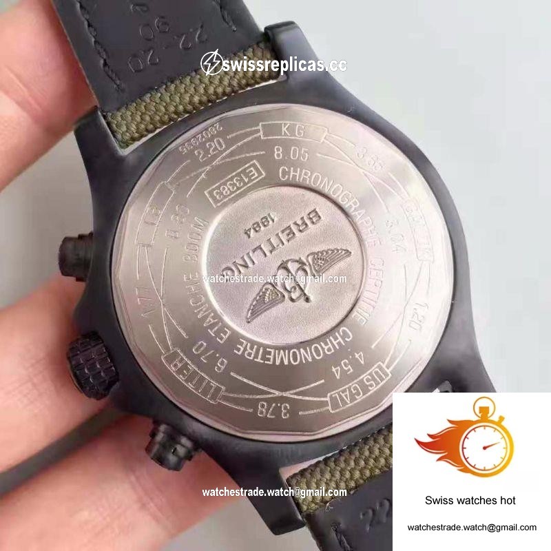 Breitling Avenger II USA Military Limited Edition M133715N GF Factory Fiber Dial 7