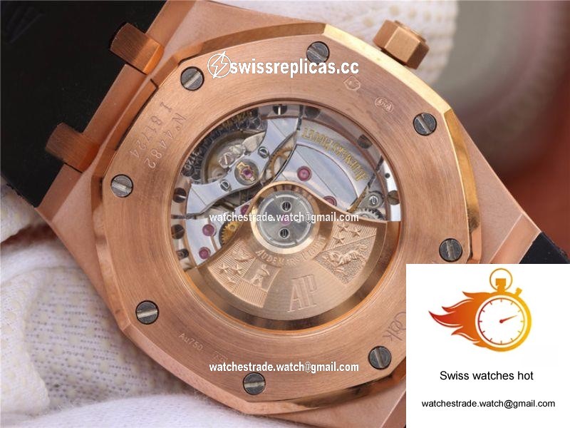 Audemars Piguet Royal Oak 15400OR.OO.D002CR.01 JF Factory Black Dial 7