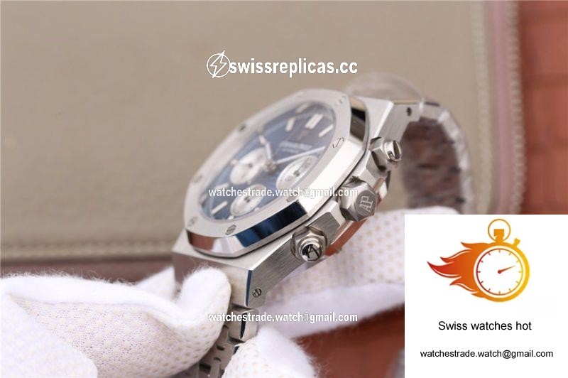 Audemars Piguet Royal Oak Chronograph 26331ST.OO.1220ST.01 OM Factory Blue Dial 7