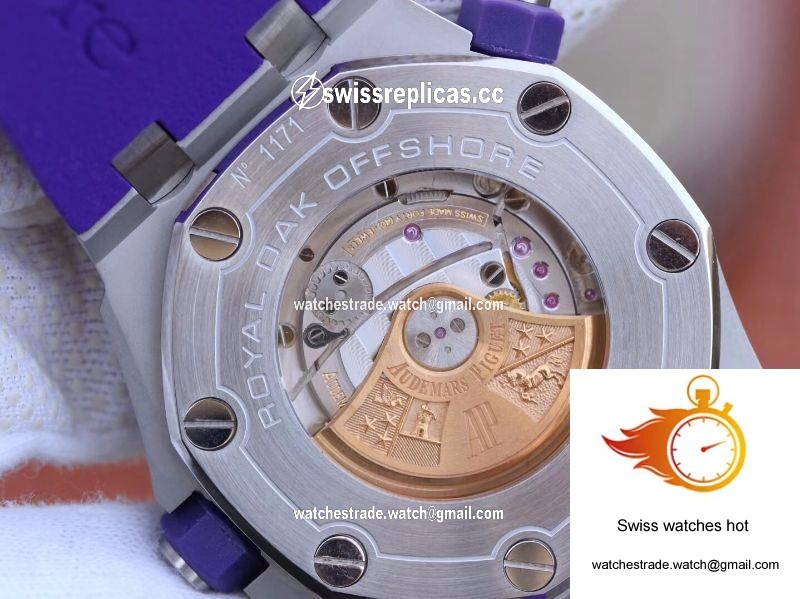 Audemars Piguet Royal Oak Offshore Diver 15710ST.OO.A077CA.01 Purple Dial 7