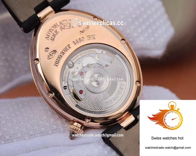 Breguet Reine De Naples 8918BR/58/864/D00D Ladies ZF Factory 18K Rose Gold Mother Of Pearl Dial 7