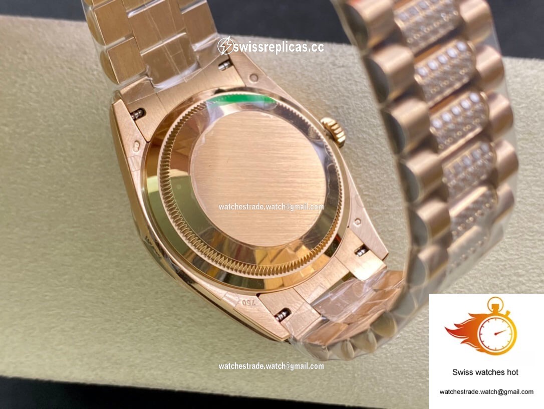 Rolex Day Date M128345RBR-0020 EW Factory Rose Gold 8