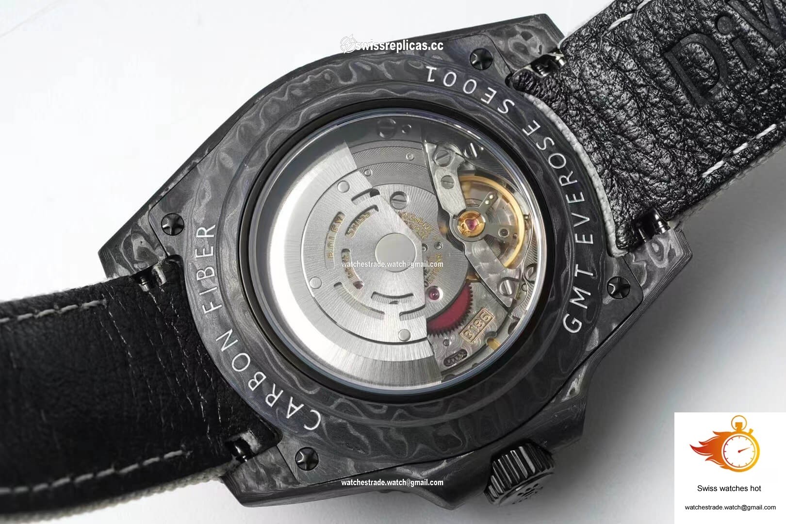Rolex GMT-MASTER II Diw Carbon Fiber Dial Fabric Strap 8