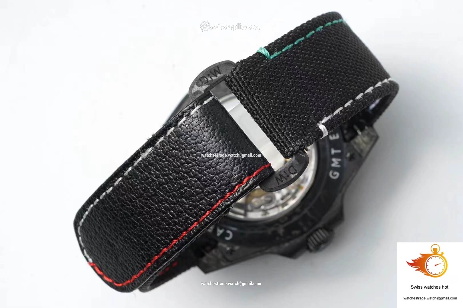 Rolex GMT-MASTER II Diw Carbon Fiber Color Dial Black Fabric Strap 8