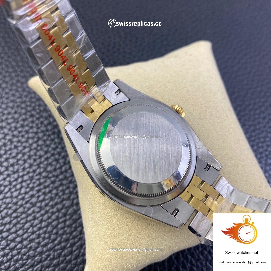 Rolex Datejust M126233-0037 EW Factory Golden Palm Leaf Pattern Dial 8
