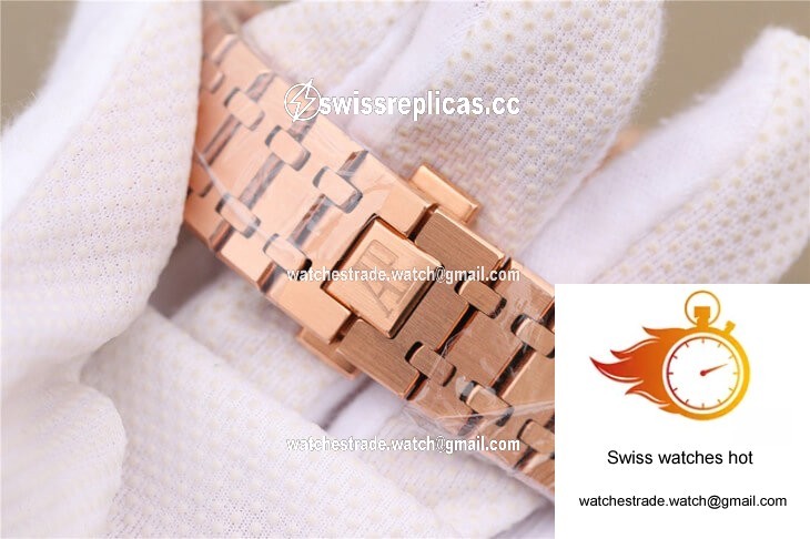 Audemars Piguet Royal Oak 26331 OM Factory Rose Gold White Dial 8