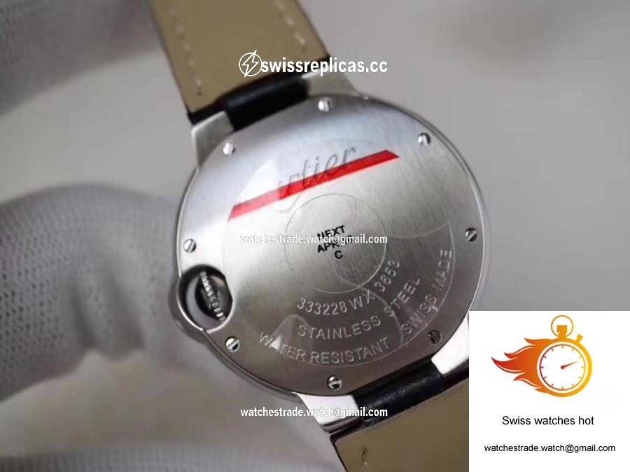 Ballon Bleu De Cartier WE902073 33MM V6 Factory Silver Dial 8