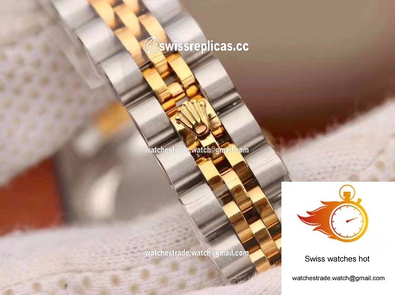 Rolex Lady Datejust 18K Yellow Gold 28MM Silver Dial 8