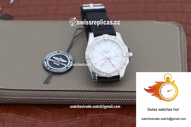 Breitling Avenger II GMT A3239011/G778/153S GF Factory White Dial 8