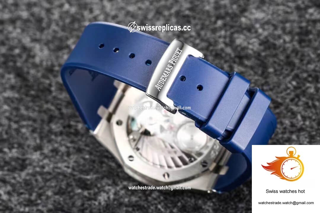 Audemars Piguet Royal Oak Tourbillon R8 Factory V3 Blue Strap 8