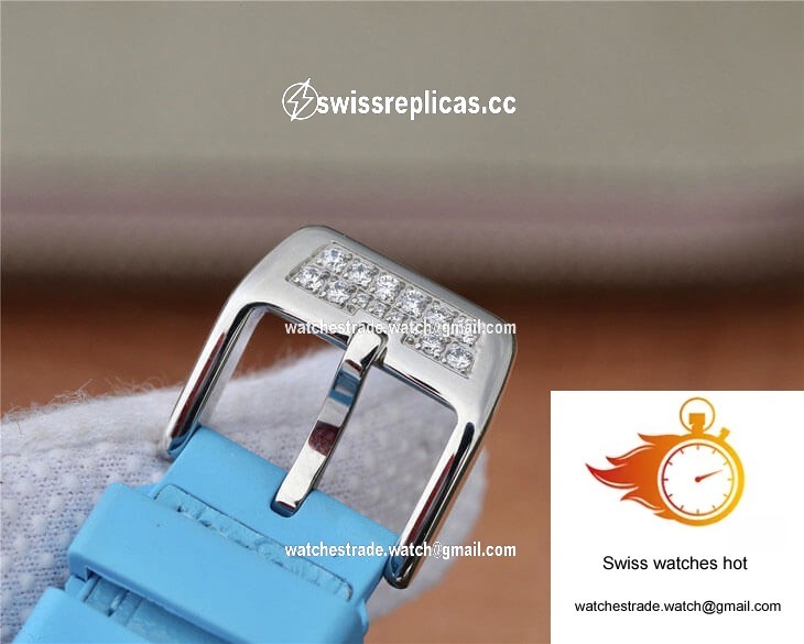 Franck Muller Ladies Collection V 32 SC AT FO D CD BL ABF Factory Diamond-set Bezel 8