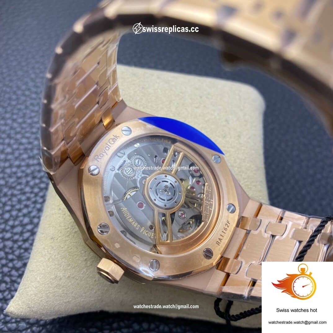 Audemars Piguet Royal Oak 15500OR.OO.1220OR.01 ZF Factory Rose Gold Version Black Dial 8