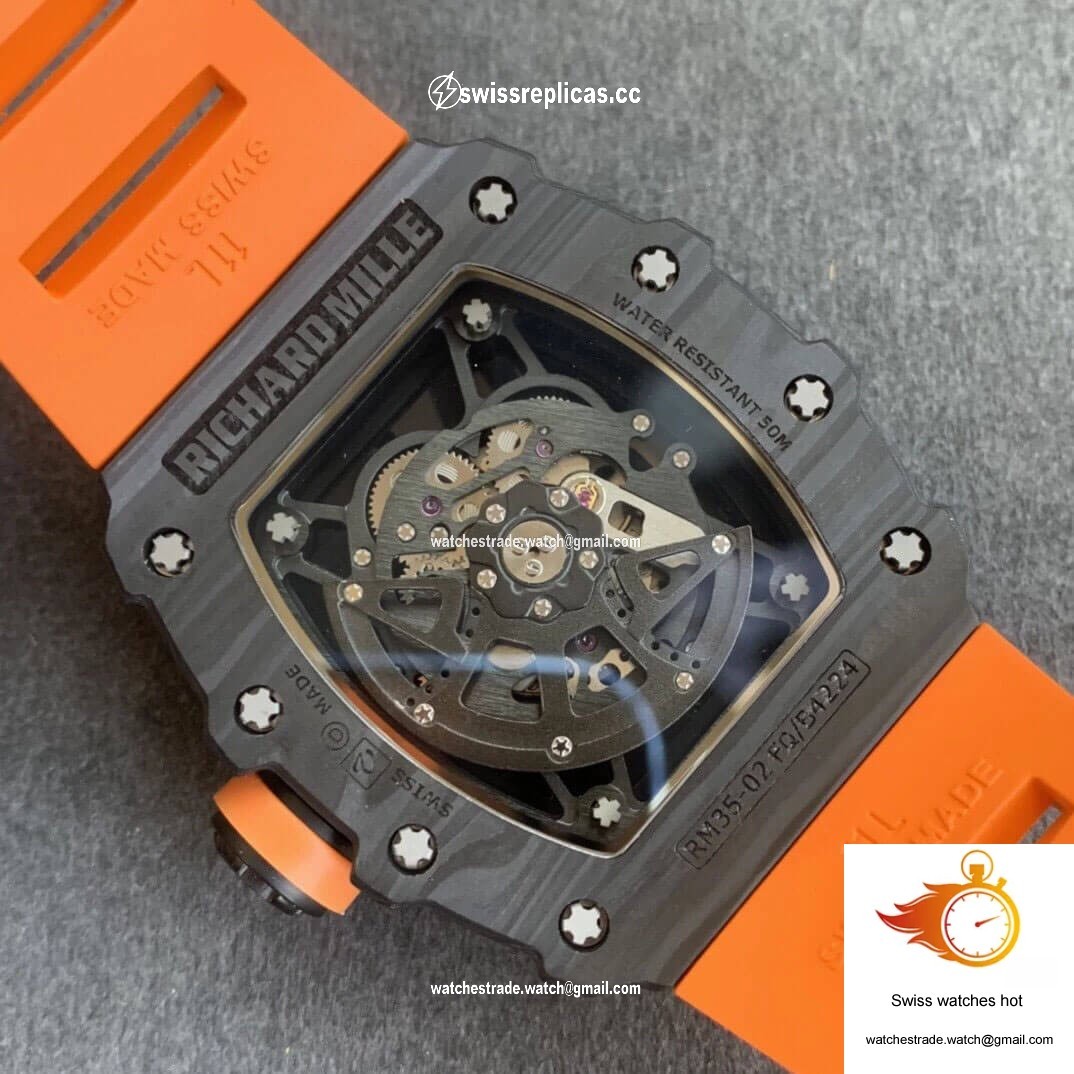 Richard Mille RM35-02 Mens RM35-02 SWISS ETA Automatic Movement 50mmx42mmx16mm KV Factory 8