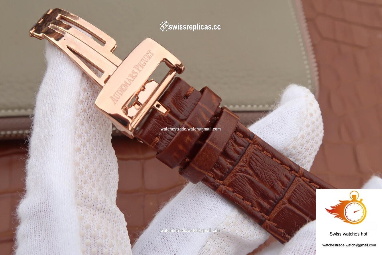 Audemars Piguet Royal Oak Perpetual Calendar 26574 JF Factory Rose Gold Grey Dial 8