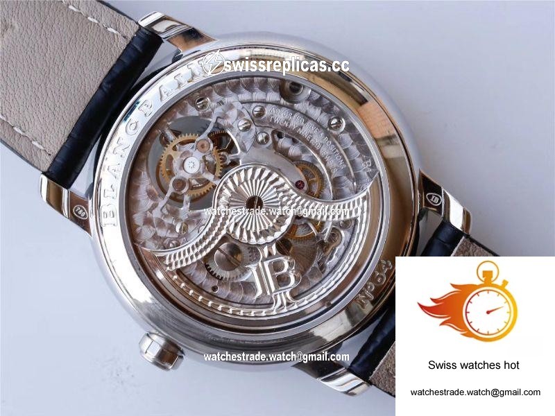 JB Factory Blancpain Villeret Tourbillon 8 Jours 6025-1542-55b Black 8