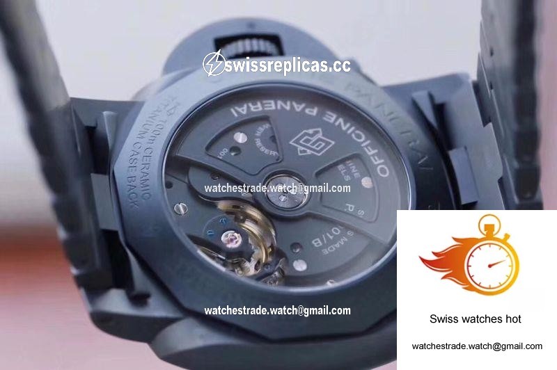 Panerai Tuttonero Luminor 1950 3 Days GMT PAM438 VS Factory Black Dial 8