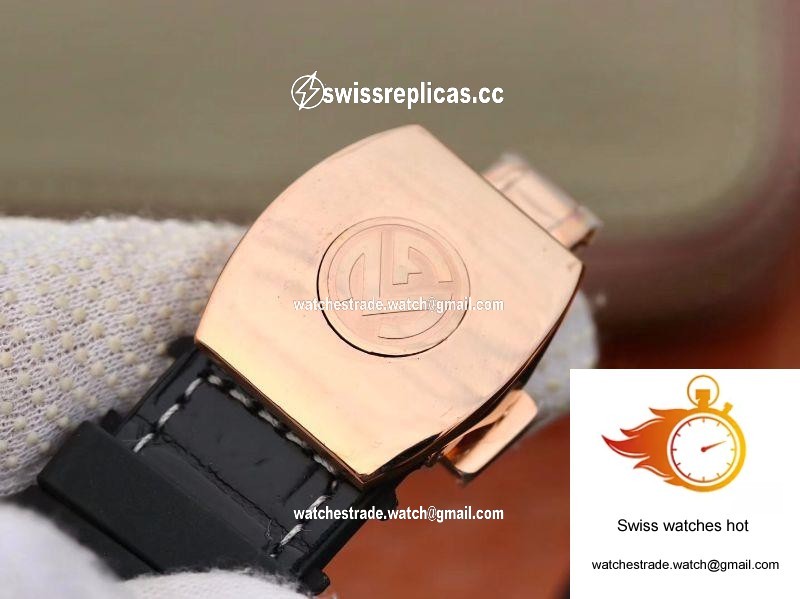 Franck Muller Vanguard V45-02 18K Rose Gold Black Dial 8