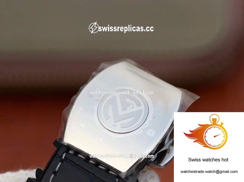 Franck Muller Vanguard V45-04 Black Leather Strap Black Dial 8