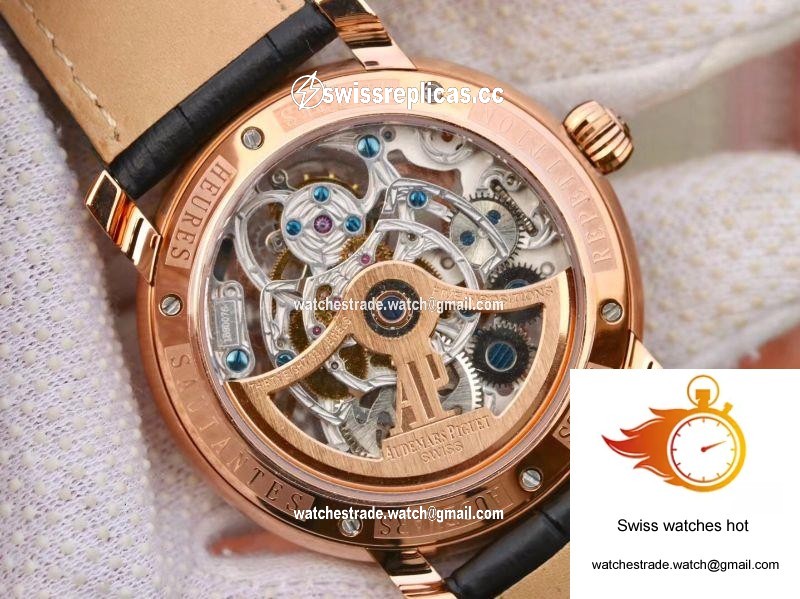 Audemars Piguet Jules Audemars Tourbillon 26357PT.ZZ.D028CR.01 18K Rose Gold Skeleton Dial 8