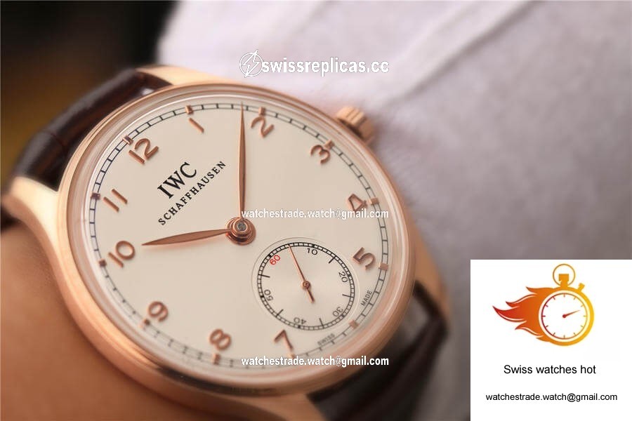 IWC Portuguese IW545409 ZF Factory Rose Gold White Dial 9