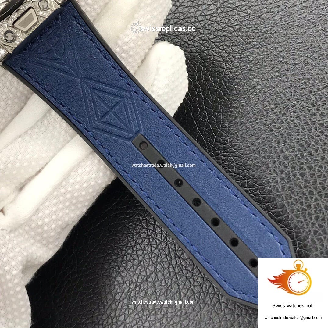 Hublot Big Bang 415.NX.7179.VR.MXM18 WWF Factory Titanium Blue Dial 9