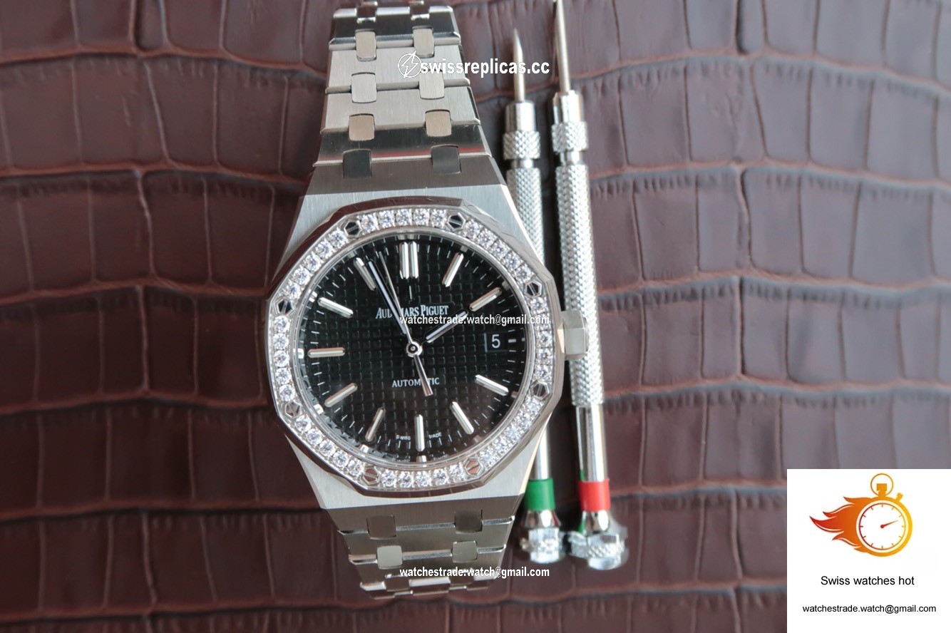 Audemars Piguet Royal Oak 15400/15450 Couple Watch JF Factory Black Dial 9