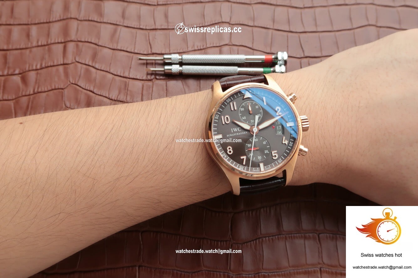IWC Pilot IW387802 ZF Factory Dark Gray Dial 9