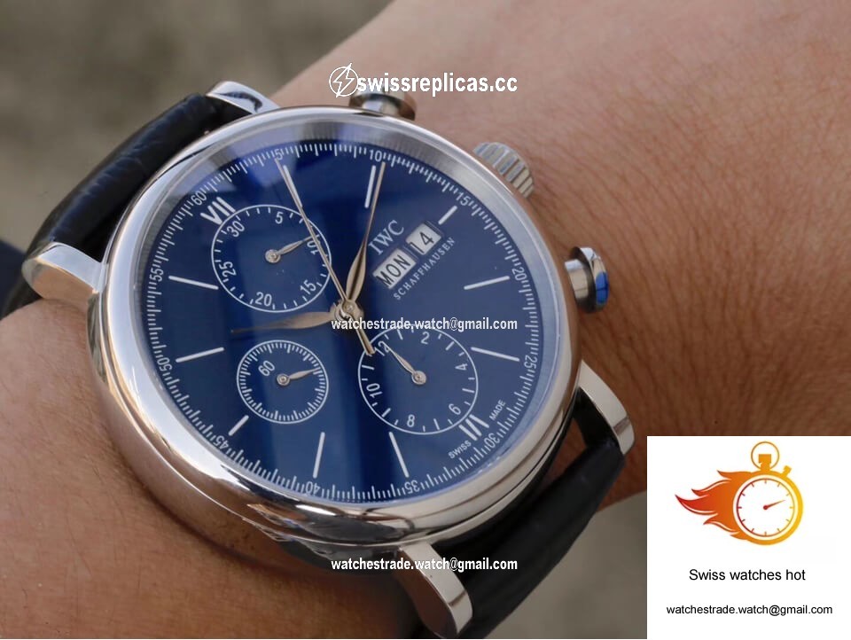 IWC Portofino 150th Anniversary Special Edition IW391023 ZF Factory Blue Dial 9