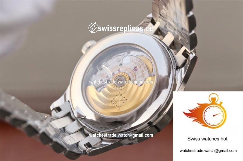 Patek Philippe Complications Annual Calendar 5396G KM Factory Steel Strap White Dial 9
