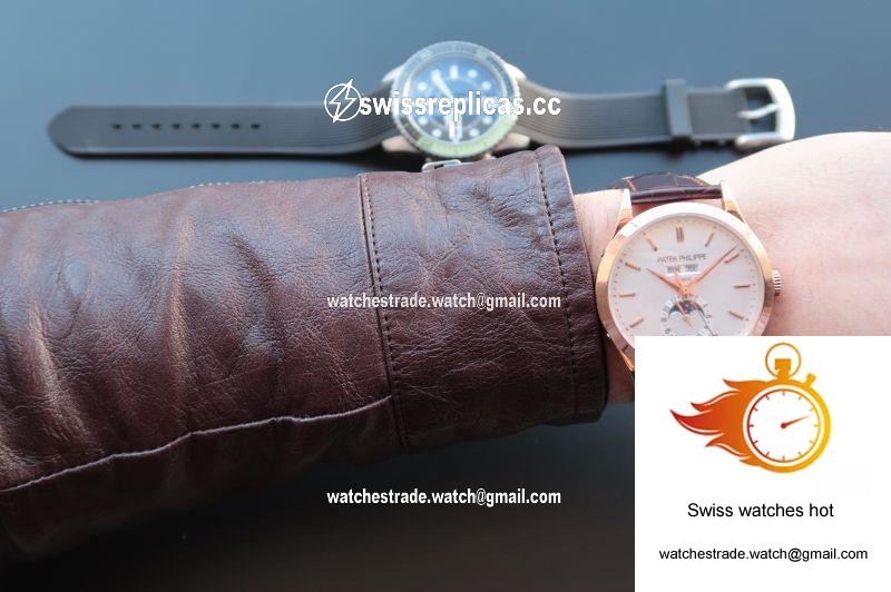 Patek Philippe Complications Annual Calendar 5396G KM Factory 18K Rose Gold White Dial 9