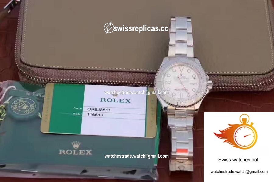 Rolex Yacht Master 116622 40mm EW Factory White Dial 9