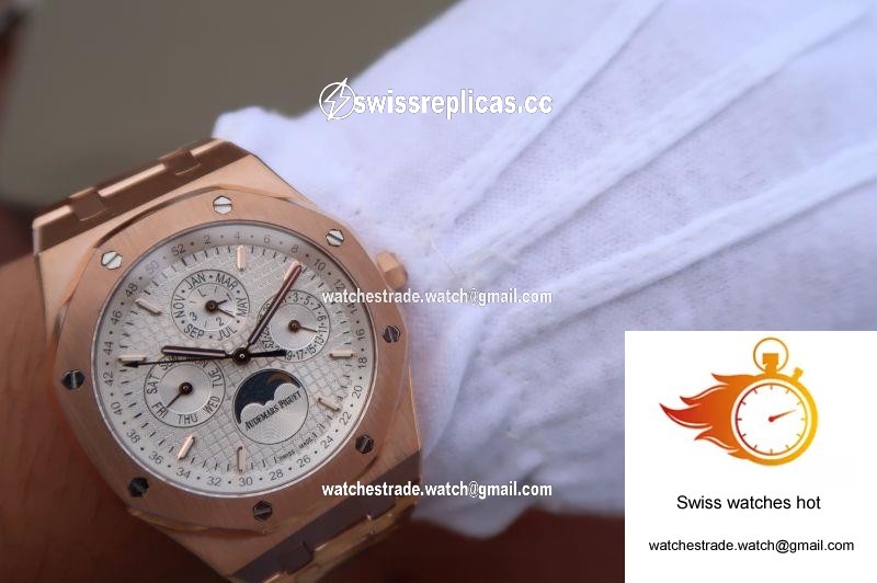 Audemars Piguet Royal Oak 41MM 26574OR.OO.1220OR.01 JF Factory White Dial 9