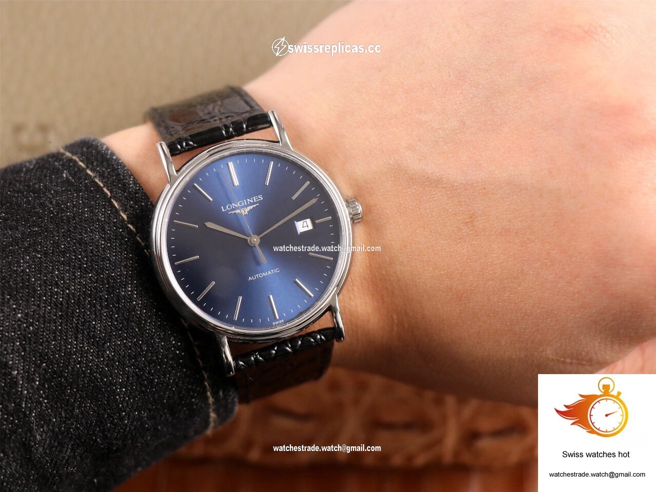 Longines Presence L4.921.4.92.2 KY Factory Blue Dial 9
