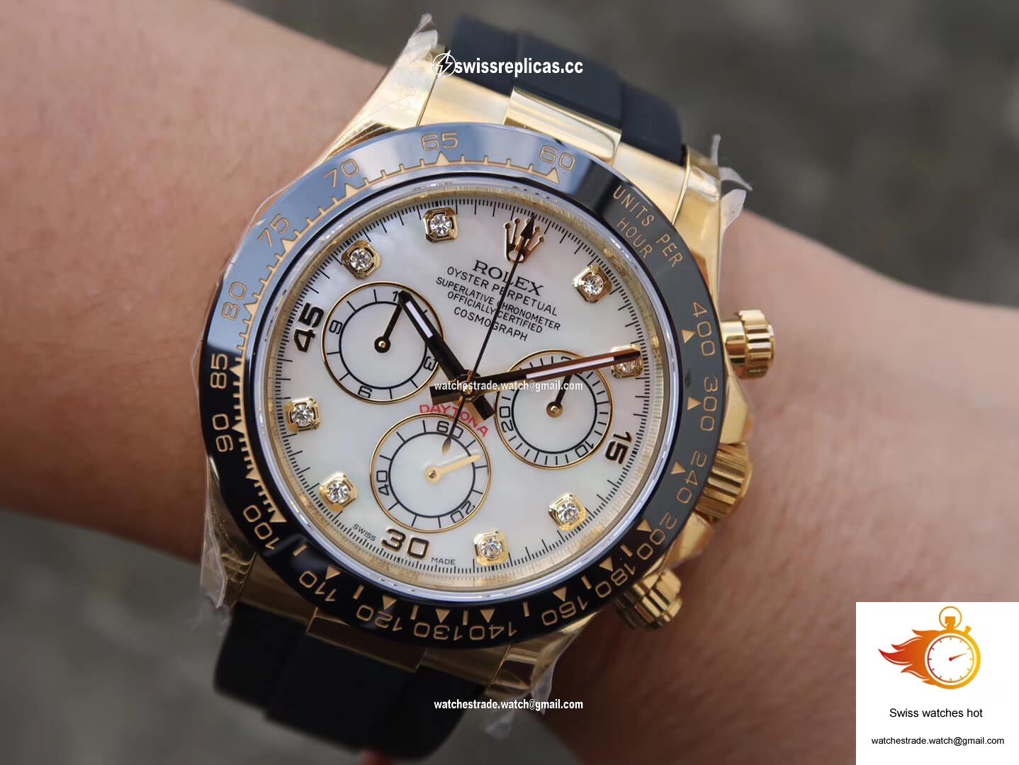 Rolex Daytona Cosmograph M116518ln-0037 JH Factory V6 Diamond Dial 9