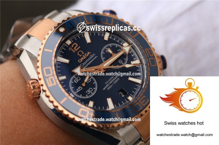 Omega Seamaster Ocean Planet 600M 215.20.46.51.03.001 OM Factory Blue Dial 9