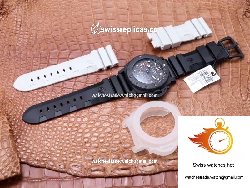 Panerai Submersible Luna Rossa PAM01039 VS Factory Black Carbon 9