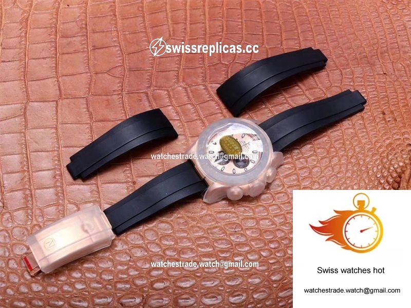 Rolex Daytona M116515LN-0021 Noob Factory Pink Dial 4130 Movement 9
