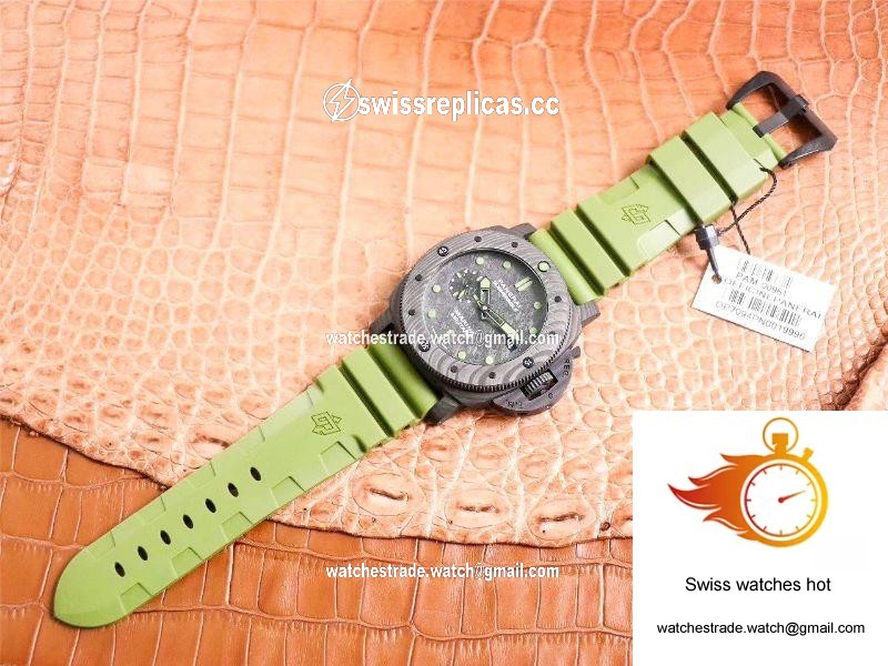 VS Factory Panerai Submersible Marina Militare Carbotech 47MM PAM00961 9