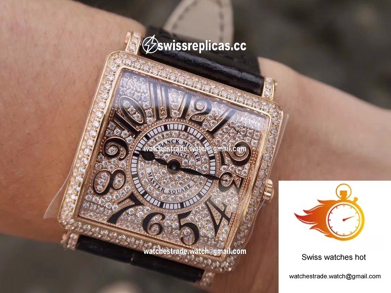 Franck Muller Master Square Ladies 6002 M QZ D GF Factory Diamond Dial 9