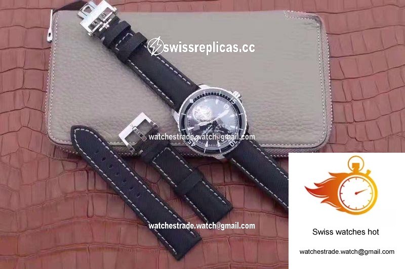 Blancpain Fifty Fathoms Tourbillon 8 Days 5025-1530-52A Black Dial 9