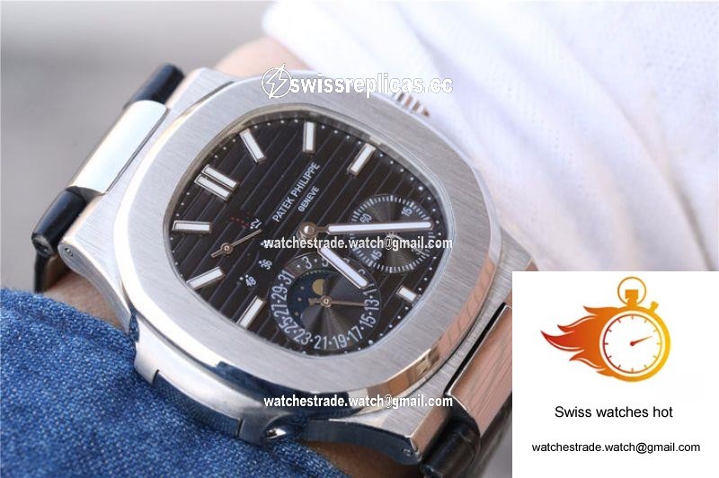 Patek Philippe Nautilus Moonphase 5712G-001 Black Dial 9