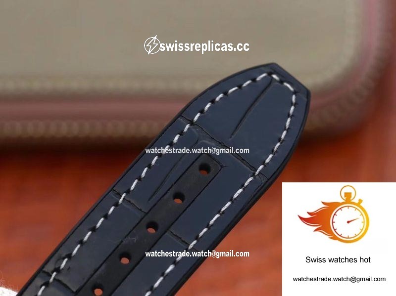 Franck Muller Vanguard V45-04 Black Leather Strap Black Dial 9