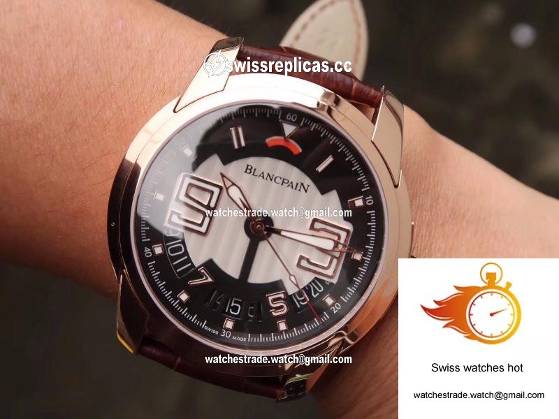 Blancpain L-EVOLUTION 8805-1134-53B Rose Gold Case Black Dial 9